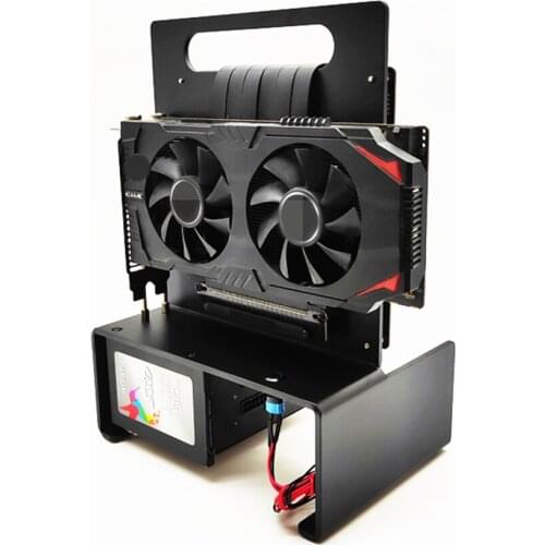 J2 personality open itx computer case all aluminum modified platform mini mini cooling vertical