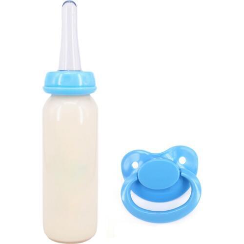 Adult Baby Bottle with Adult Pacifier Large Size ABDL Love