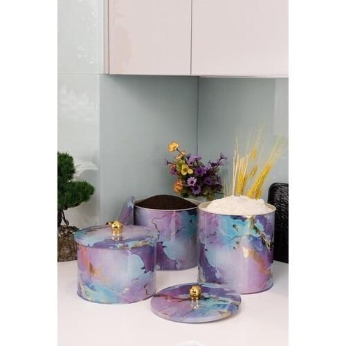 House Round Box 175 Knob Handle 3'lü Set