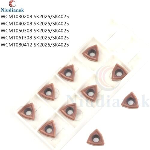WCMT030208 WCMT040208 WCMT050308 WCMT06T308 WCMT080412 SK4025 SK2025 Milling Insert CNC Lathe Tool Stainless Steel Carbide Blade
