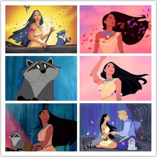Disney Pocahontas Full SquareRound Drill 5D DIY Diamond Painting 3D Diamond Embroidery Cross Stitch Gift Mosaic Home Decor