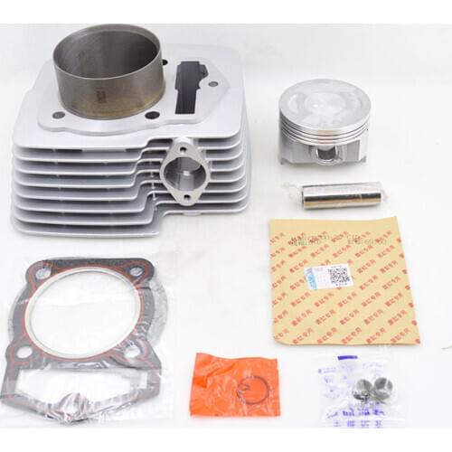 Silver/Black NEW High Quality Motorcycle Cylinder Kit 69mm Bore for IRBIS XP250P XP 250 P 250cc 169FMM Off Road Dirt Bike