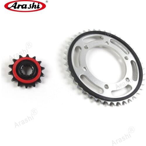 Arashi Motorcycle Drive Sprocket Kit For KAWASAKI Z250SL Z 250 SL / Ninja KRT 2015 2016 Gear Chain Sprocket Front 14T Rear 42T