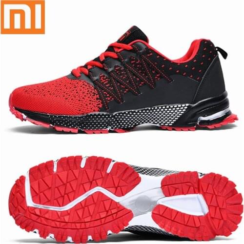 Xiaomi Men Sneakers Outdoor Non-slip Hiking Shoes Breathable Light Weight Sport Shoes Grass Jogging Walking Sneakers For Men