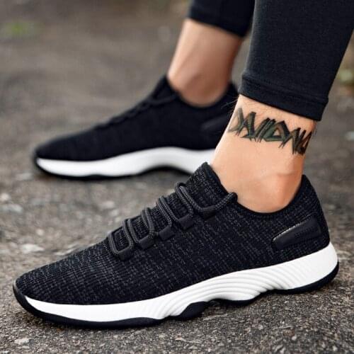 Fashionable sale fashion white Casual causal Light hombre on slip knitting Shoes Sneakers hot sneakers-men leisure shoe spring
