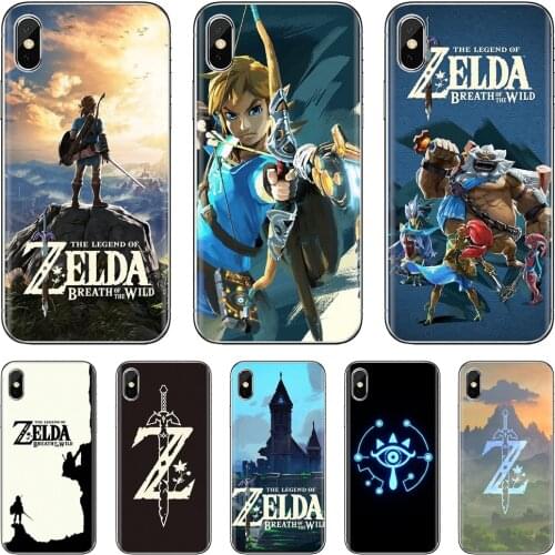 Soft Covers For Xiaomi Redmi 2 S2 3 3S 4 4A 5 5A 5 6 6A 7A 9 9T 9C 9A Pro Pocophone F1 Zelda-Breath-C-of-the-Wild-The-Legend-of