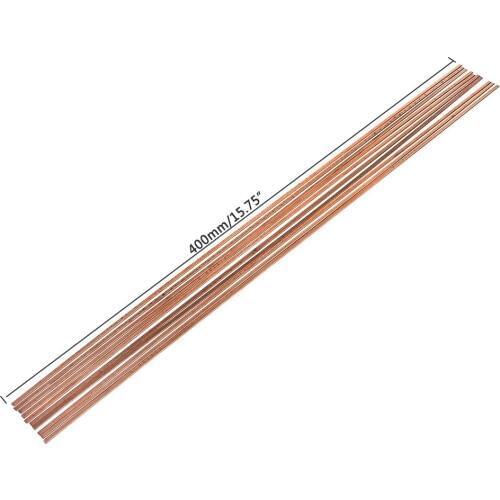 10pcs Low Temperature Flat Soldering Rods For Welding Brazing Repair 3x1.3x400mm