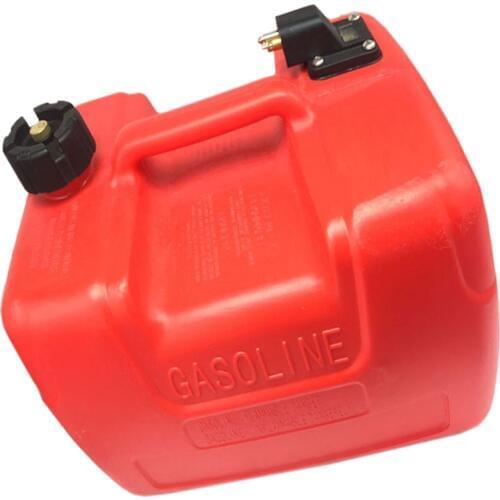 Perfeclan Red Plastic Marine 3.2 Gallon Portable Fuel Tank Low-Permeation