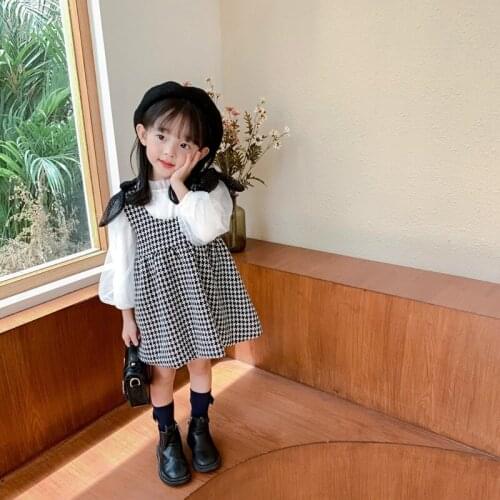 Girl Dress Kids Baby Gown 2021 Bow Thicken Winter Autumn Princess Casual Outwear High End Flower Girl Dress Children Clothing