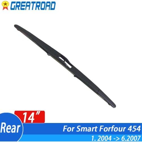 Wiper 14" Rear Wiper Blade For Smart Forfour 454 -01.2004 - 06.2007 Windshield Windscreen Rear Window