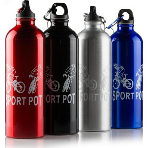 750ml Aluminum Alloy Sports Water Bottles Cycling Camping Bicycle Bike Kettle Outdoor Riding Sports Kettle Non-toxic Odorless