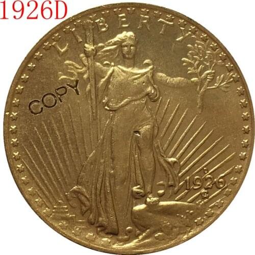 USA 1926-D $20 St. Gaudens Coin Copy