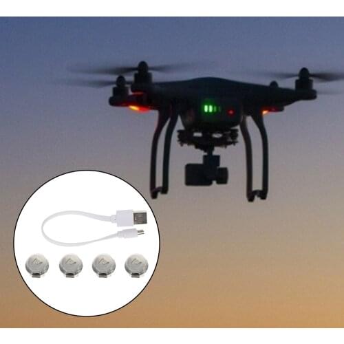 Drone Strobe Lights Ultra Bright Searchlight Mini Drone Warning Light for Model Car Mavic Air 2/Mini/Pro/Spark/2 Pro