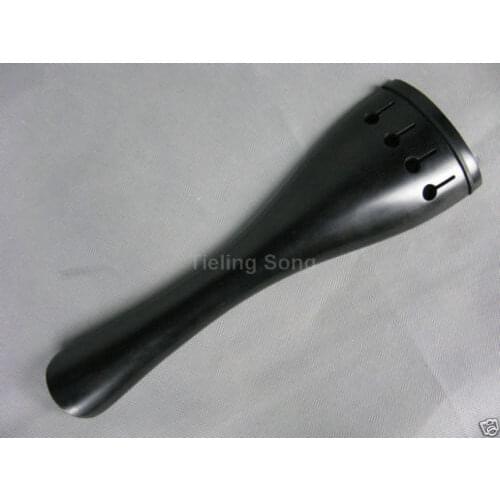 High quality Ebony blank double bass tailpieces 3/4 with tail gut #6954