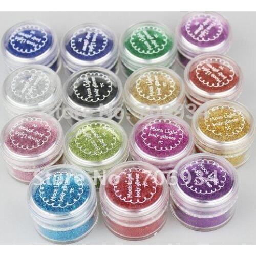15pcs/lot 15 color Body Painting Tattoo Glitter Diamond Santorum For Body Art