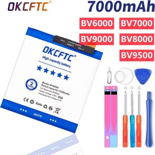 Battery For Blackview BV7000 BV8000 BV9500 BV6000 Pro Battery Mobile Phone Replacement Battery For Blackview BV9000 Pro Batterie