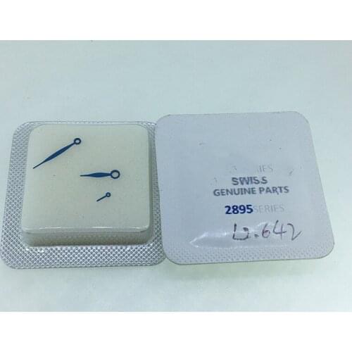 Watch accessories L2.642 replacement watch hands fit ETA2895 2892movement two and half hands blue steel