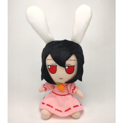 Anime TouHou Project Tewi Inaba Short Plush Doll Pillow Cute Toys Cushion Stuffed Soft Cartoon Birthday Gifts 20cm