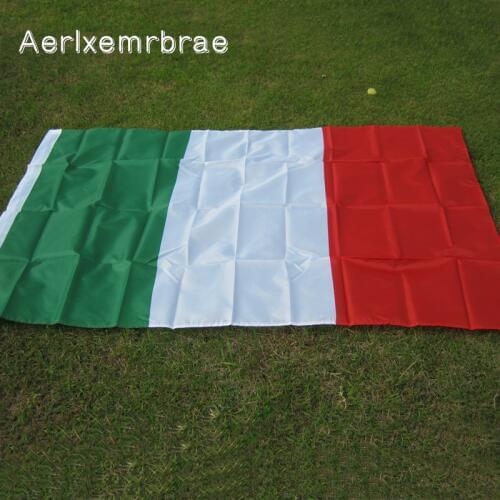Free shipping aerlxembrae flag 90*150cm ITALY Flag Polyester Flag Banner for Festival Home Decoration