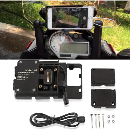 Mobile Phone Navigation Bracket USB Charging Support Mount FOR BMW R1200GS R1200LC R1200ADV R1250GS R1250ADV S1000XR R1200RS