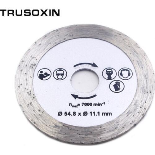 For wood metal granite marble tile brick disc for protable/DIY cutting tools electrical chain 54.8MM Diamonds circular saw