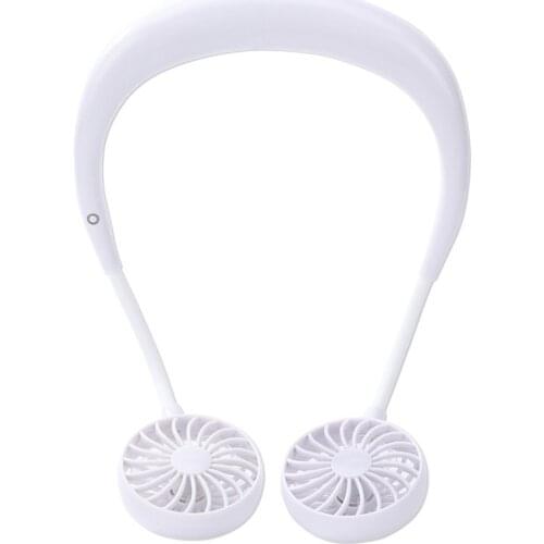 Sports Fan Usb Charging Portable Foldable Hanging Neckband Fan Mini Portable Sports Fan 3 Speeds Rechargeable Air Cooler