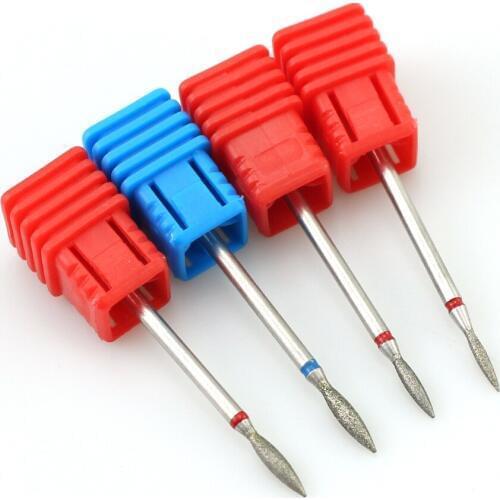 1Pcs Nail Drill Bit Diamond Rotary Milling Cutter Bits Electric Manicure Machine Equipment Cuticle Clean Burr Nail Art Tools