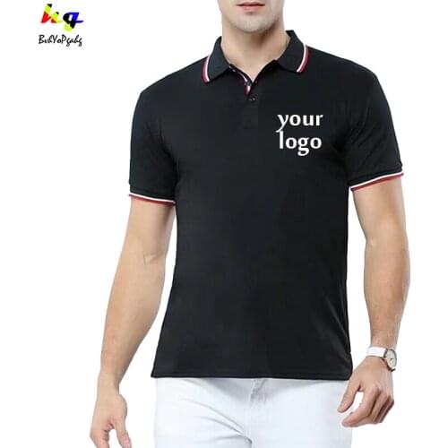 Summer tops Polo New Polo shirt, custom logo or picture Polo short sleeve Polo casual fashion men and women tops