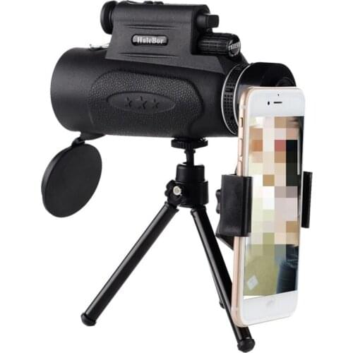 100x90 Night Vision Monocular Telescope with Phone Holder and Tripod Stand