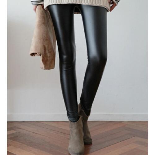 New Arrival Autumn and Winter Style Plus Size 5XL leggings Women PU Stretch pants Free shipping