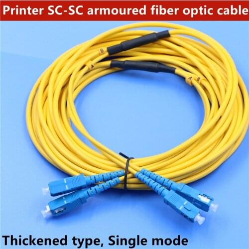 Inkjet Printer fiber optic cable Liyu Flora Myjet JHF Vista Infinity Eco solvent UV printer armoured optical fiber cable 7m 10m