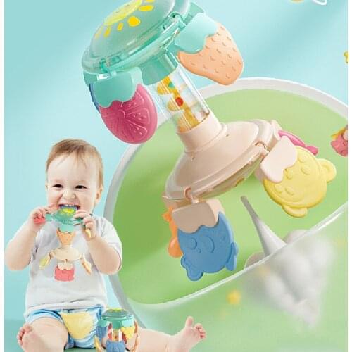 Rattle Toy for Newborns Can Be Boiled Teether Hold in Hand Molar Ball Baby Toys Infant Chewable Teething Molar Baby Products