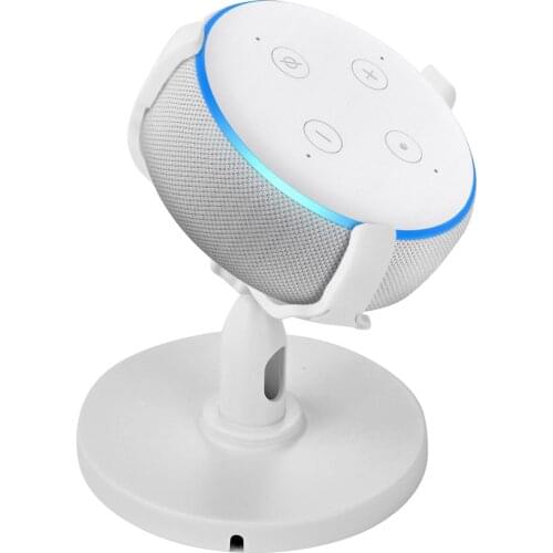 SOONHUA Adjustable Speaker Stand Bracket Mount 360 Degree Speaker Rotation Table Holder For Echo Dot 3rd Generation