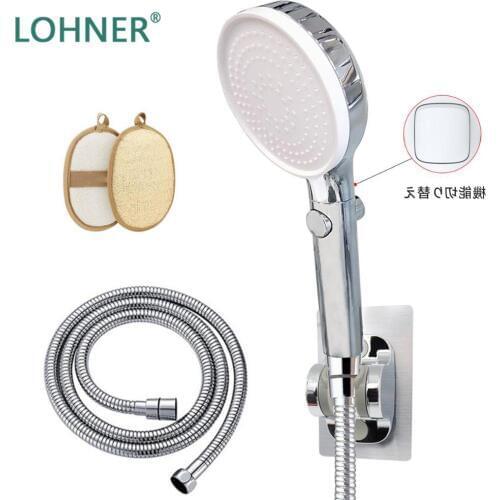 2020 Sale High Pressure Button Handheld Shower Head Set Switch Controller 3-Settings Water Saving Showerhead with Hose