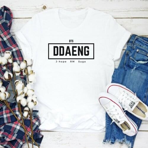 Skuggnas New Arrival 1-800-Seesaw Suga T Shirt Women Korean Fashion Min Yoongi T-Shirt Jungkook Jimin J-hope RM Jin t shirts