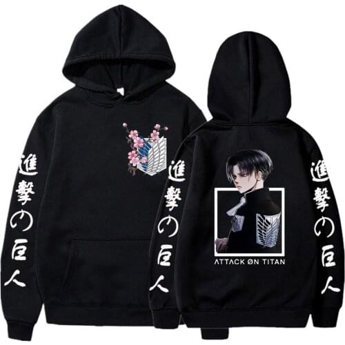 2021 Anime Attack on Titan Hoodie Men Women Long Sleeve Anime Manga Attack on Titan Eye Shingeki No Kyojin Hoodie Pullover Tops