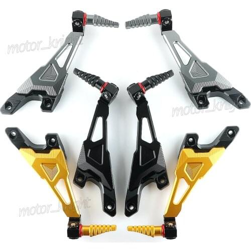 Motorcycle CNC Rear set Footrest Rearsets With Bracket For BMW S1000RR 2010 2011 2012 2013 2014 2015 2016 2017 2018