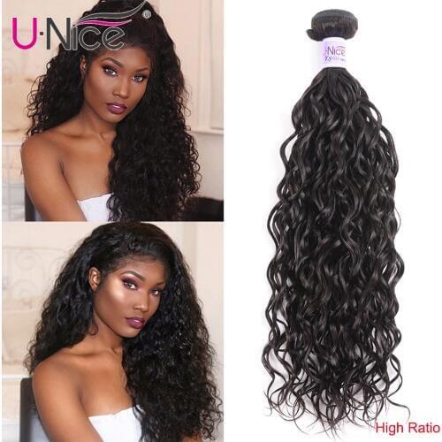UNice Hair Kysiss Series Malaysian Water Wave 8-26 Inch Human Hair Extensions Unprocessed Virgin Hair Bundles 1PCS