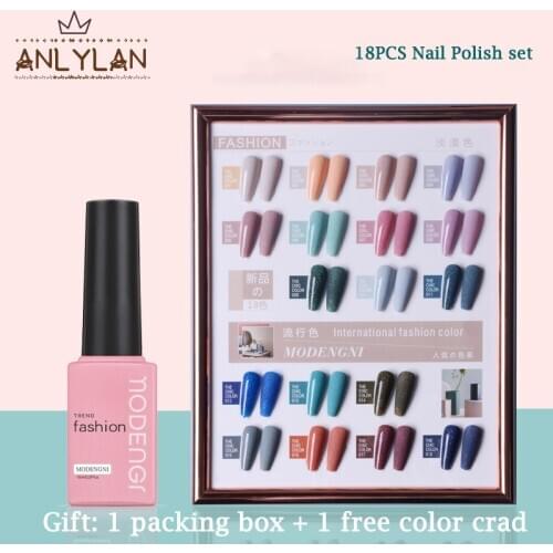2021 New Arrival 18 Colors Primer Gel Varnish Soak Off UV LED Gel Nail Polish Base Coat No Wipe Top Color Gel Polish