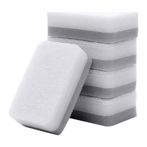 5PCS Microfiber High Density Sponge Kitchen Cleaning Tools Washing Towels Wiping Rags Sponge Scouring Pad Dish Cleaning Cloth