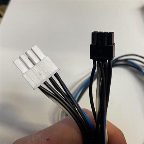 50CM 8PIN 20AWG Male Male Cable Molex4.2 5557 2x4pin 8 pin Molex 3.0 2*4pin 8p CPU 4.2 3.0 mini fit wire harness