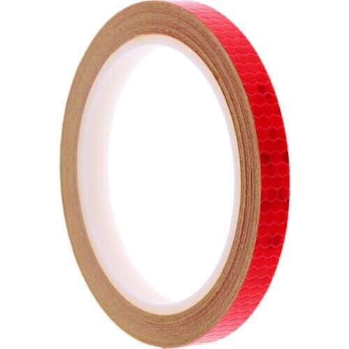 8 Meters Reflective Bike Wheel Rim Stickers Bicycle Cycling MTB Motorcycle Reflector Tape DIY Decals