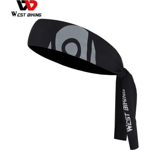 WEST BIKING Absorbent Cycling Headband Men Women Sweatband Yoga Hair Bands Non-slip Quick Dry Sports Running Fitness Hairband