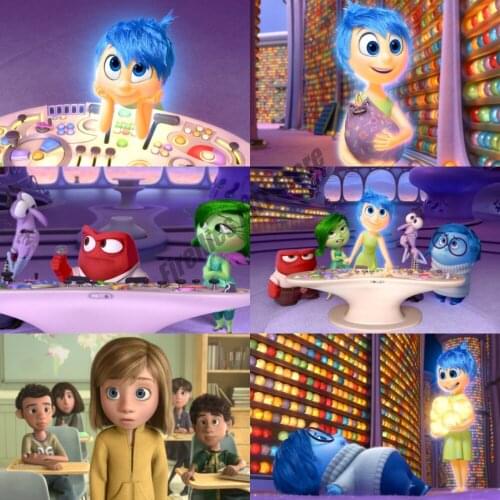 5D DIY Diamond Painting Disney Animation Minds Anime Cross Stitch Kits Mosaic Diamond Embroidery Full Square Drill Home Decor