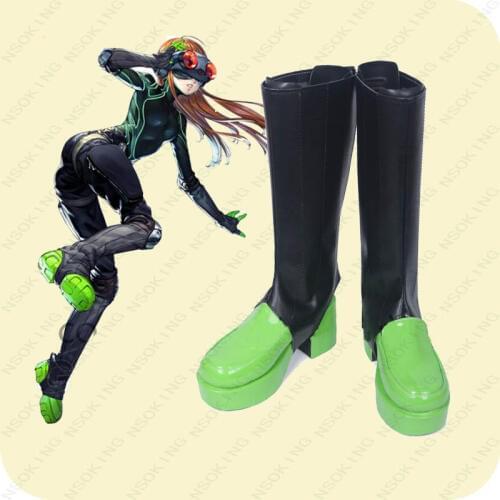Anime shoes Persona 5 Futaba Sakura Cosplay Boots Navi