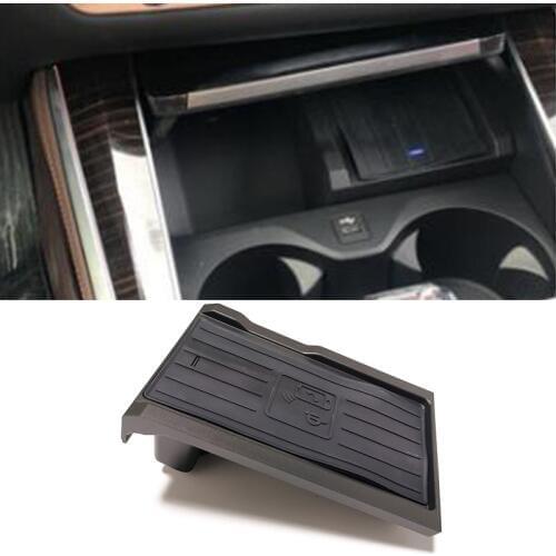 For BMW X5 G05 2019 2020 10W car QI wireless charging phone charger charging plate mobile phone holder accessories for iPhone