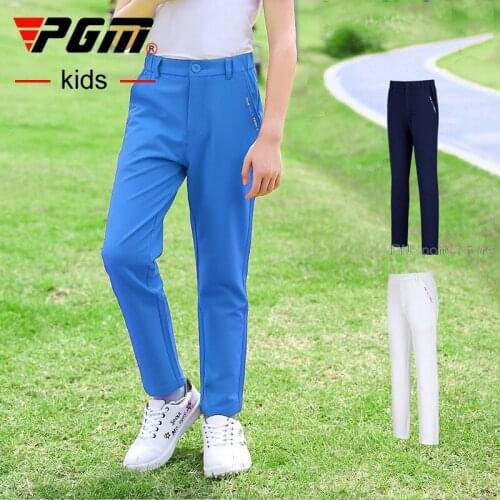 Pgm Children Boys Golf Pants Summer Spring Breathable Golf Sports Trousers Waterproof Elastic Children Pants Golf Apparel