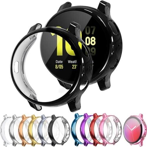 Case cover for Samsung Galaxy watch for Active 2 40mm 44mm active 1 Anti scratch screen TPU case Bumper Soft Protection Cover