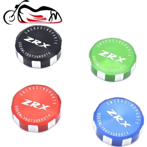 Motorcycle Parts For KAWASAKI ZRX 1200R 2001-2004 2003 ZRX1200R ZXR 1200 R Rear Brake Fluid Reservoir Cover Cap With Logo