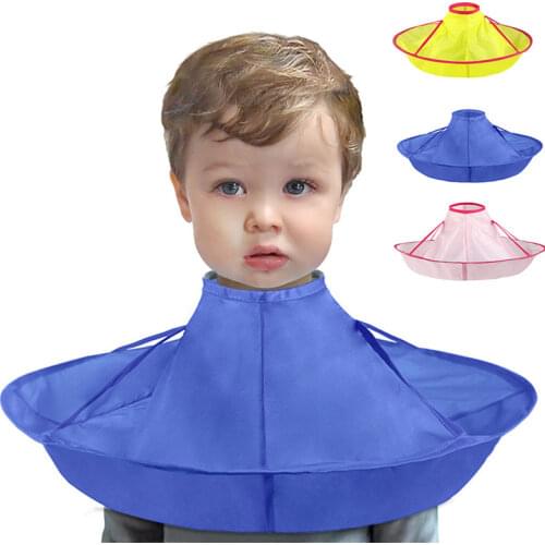 Childrens haircut bibs hair cut cloaks tablier enfant delantal salon capes Household hair cutting tools salon cape salon cape